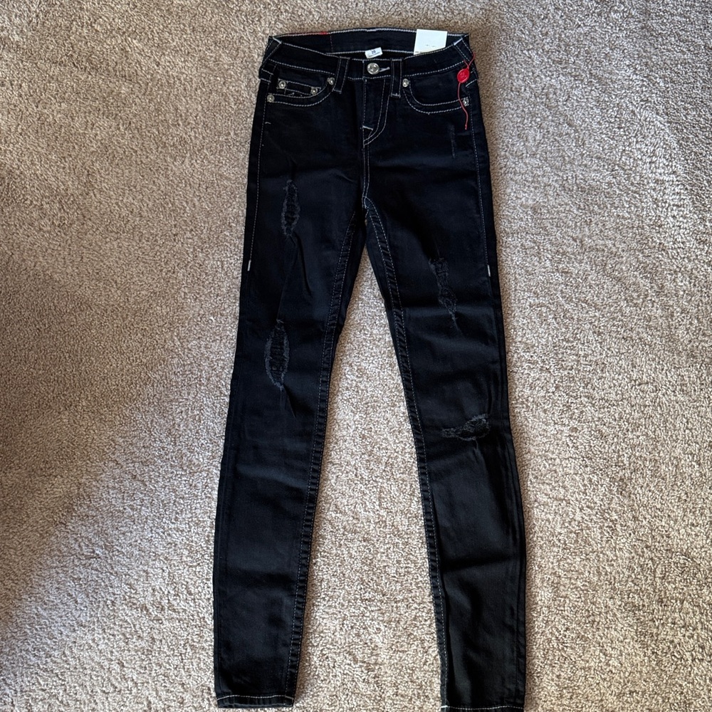 True Religion Charcoal Denim Pants